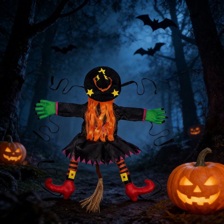 Outdoor Hanging Witch Decoration Stornfield