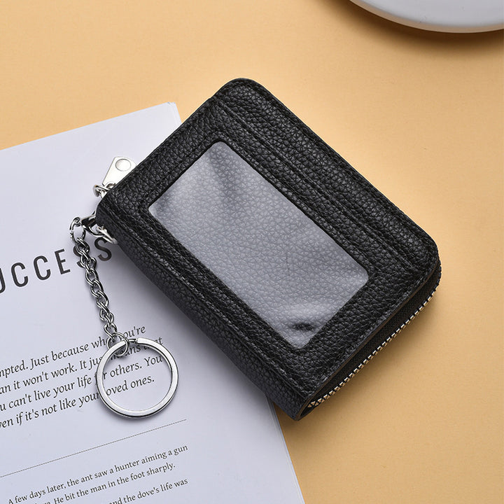 Textured  Zip Around Card Holder Stornfield