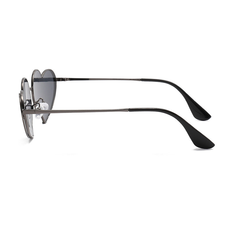 Ladies heart-shaped sunglasses with glamorous frame Stornfield