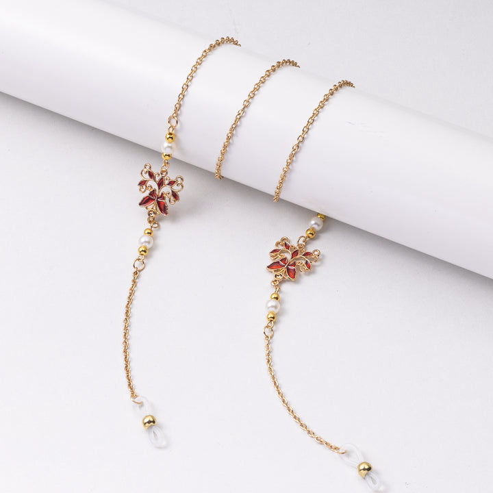 Elegant Floral Eyewear Chain Stornfield
