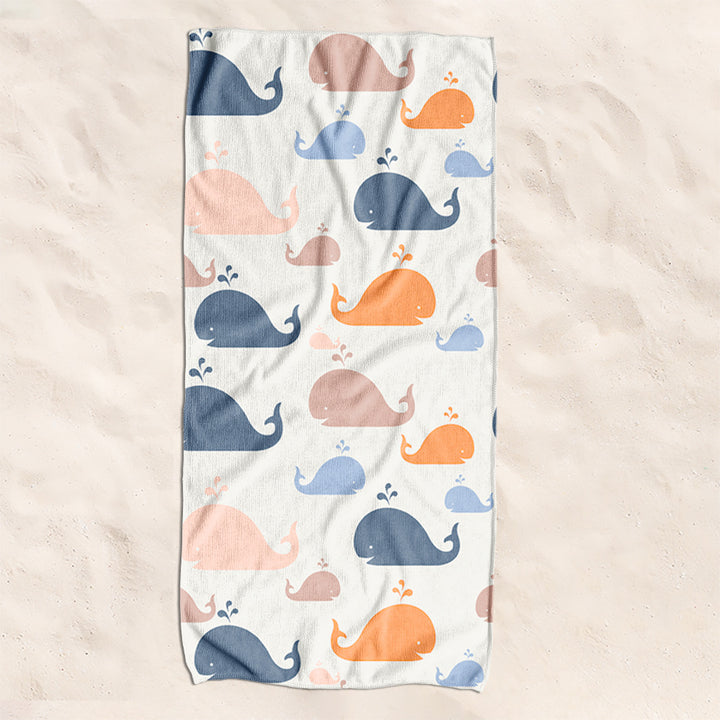Beach towel with creative turtle pattern Stornfield