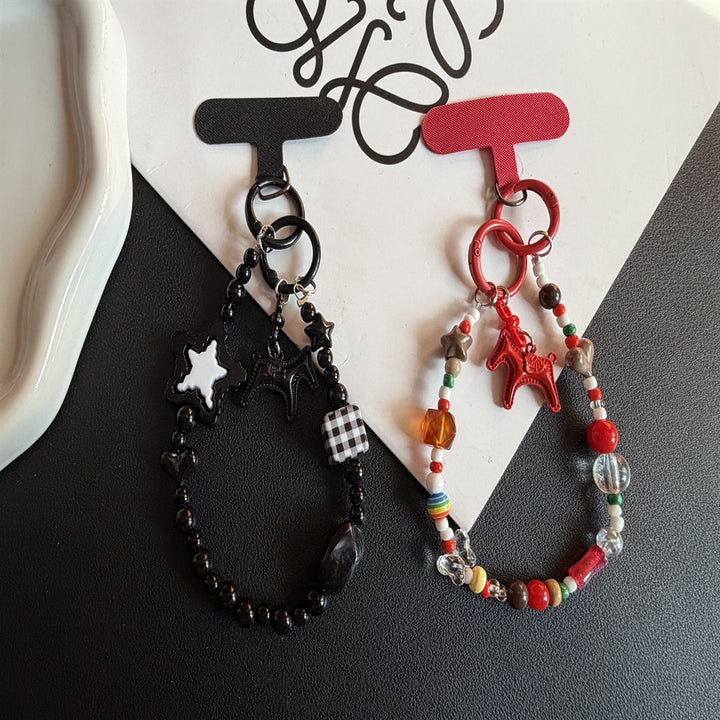 Decorative Beaded Charm Keychain Stornfield 1790135563