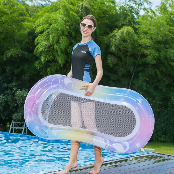 Women Inflatable Water Swimming Ring with Ergonomic Grip Stornfield