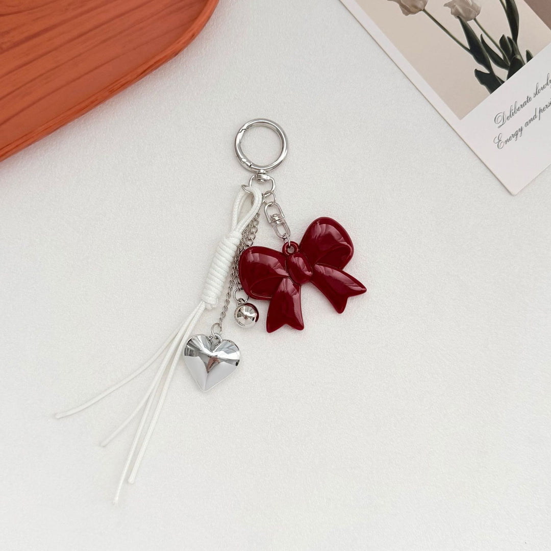 Elegant Bow Charm Keychain Stornfield