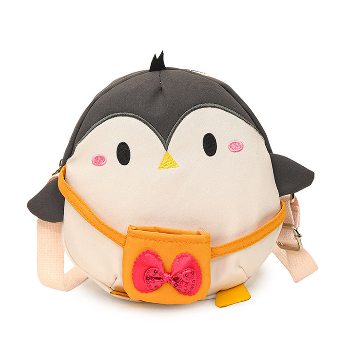 Plush children's backpack in cute penguin design Stornfield