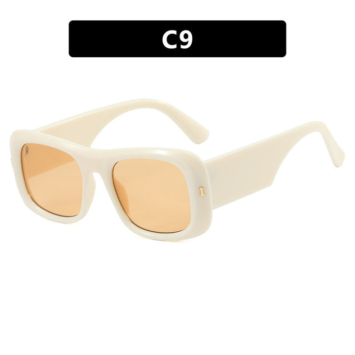 Women's oversized square sunglasses with a wide frame and polarized lenses Stornfield