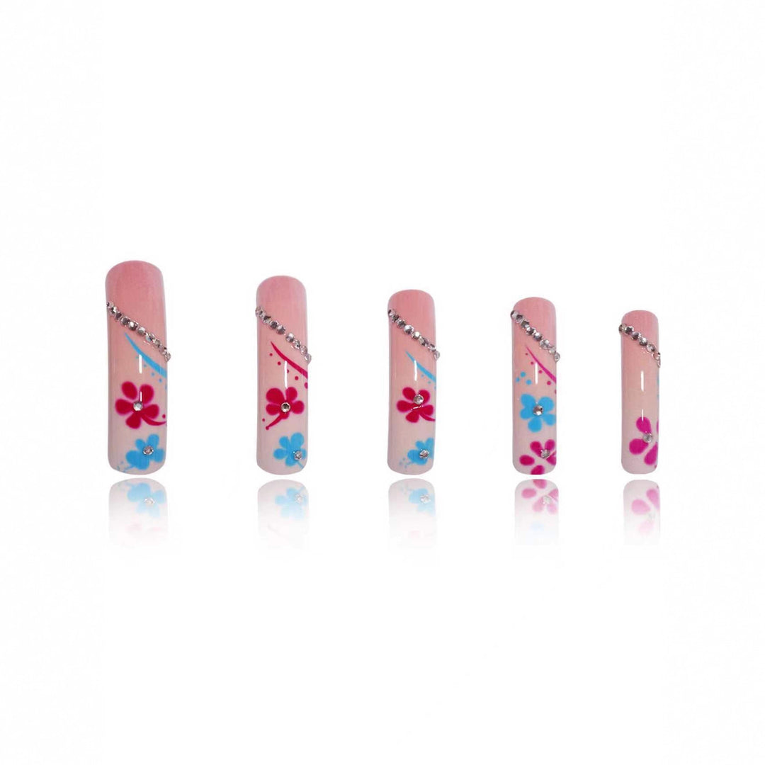 Decorative Long Acrylic Nail Extensions Stornfield