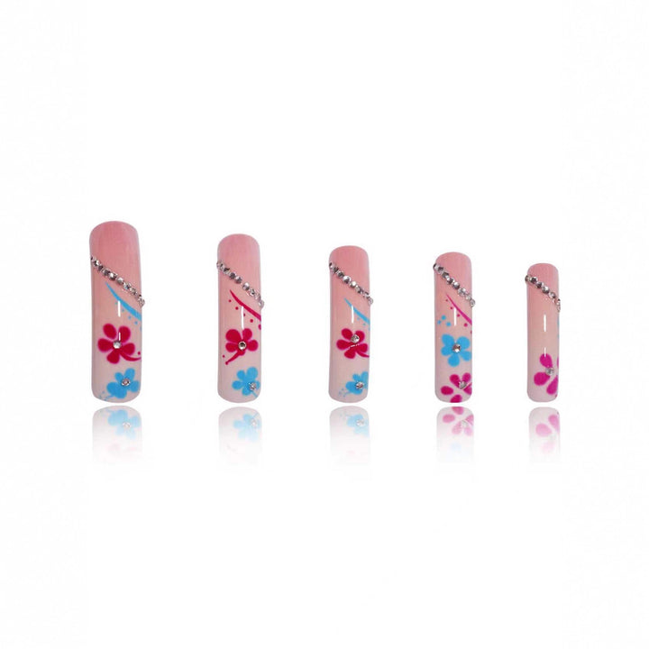 Decorative Long Acrylic Nail Extensions Stornfield