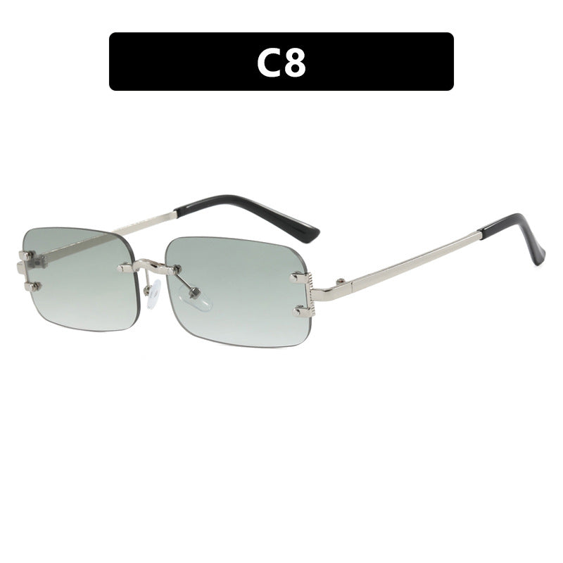 Ladies square sunglasses with high-quality metal frame Stornfield