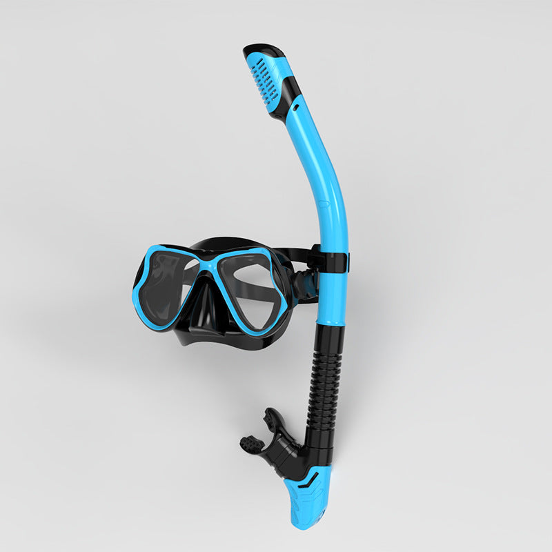 Snorkel mask with ergonomic fit and innovative breathing technology Stornfield