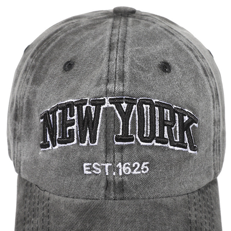 Men's Distressed Embroidered Dad Hat Stornfield