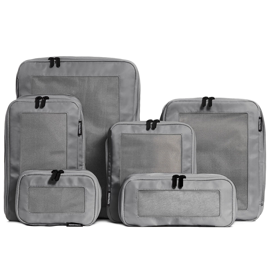 Unisex Storage Bags Set with Transparent Compartments Stornfield