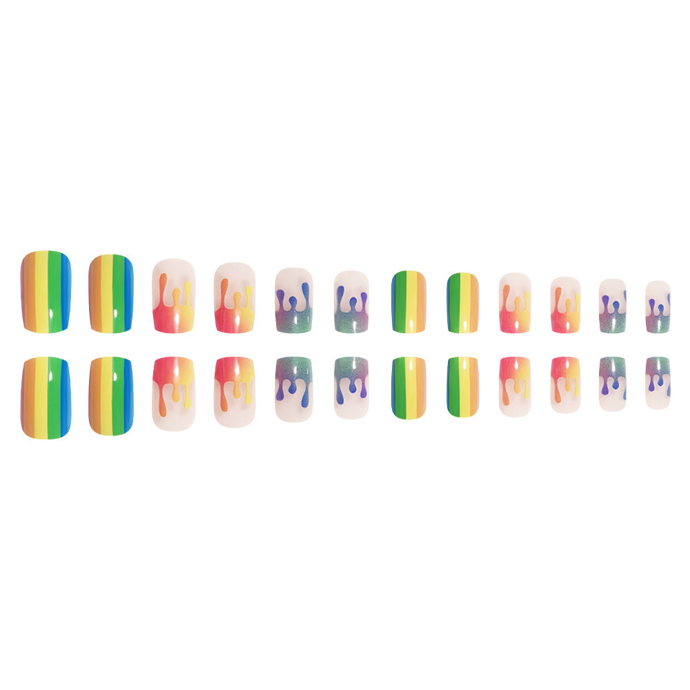Artistic Ombre Press-On Nail Set Stornfield