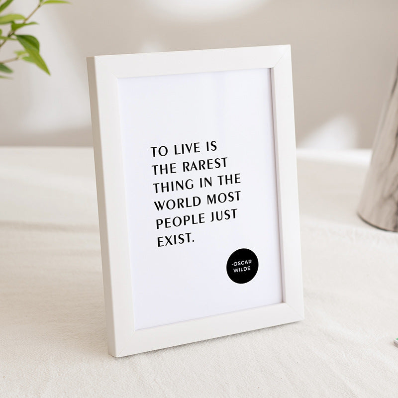 Minimalist Quote Wall Art Frame
