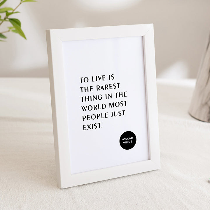 Minimalist Quote Wall Art Frame