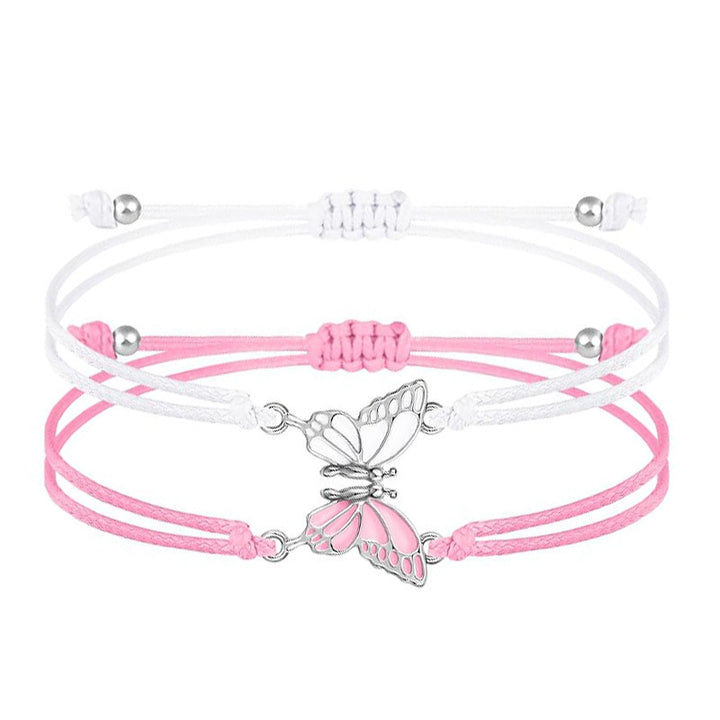 Butterfly Charm Necklace and Bracelet Set Stornfield