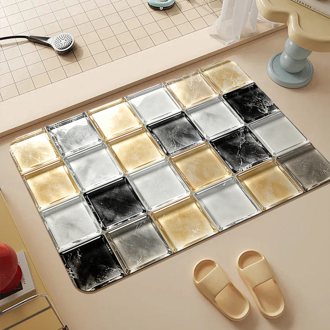 Decorative Anti-Slip Bathroom Mat