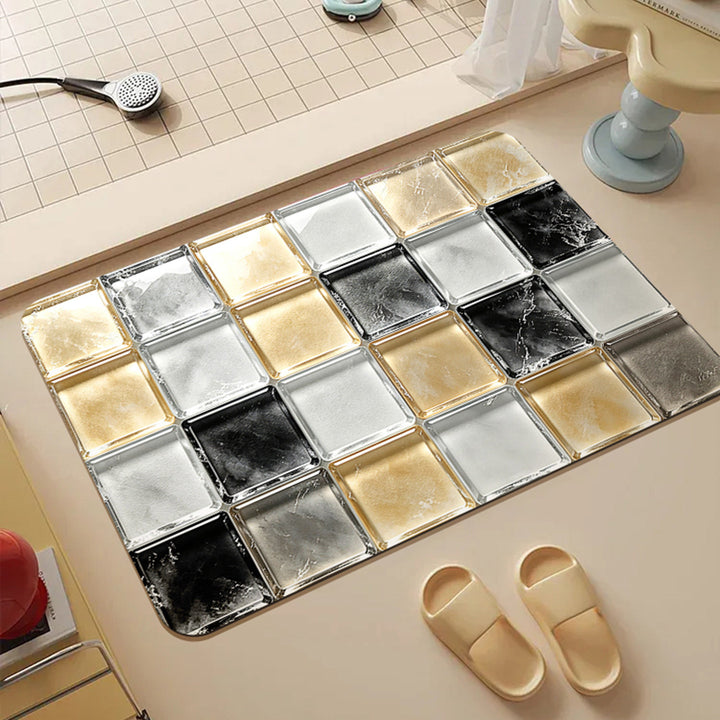 Decorative Anti-Slip Bathroom Mat