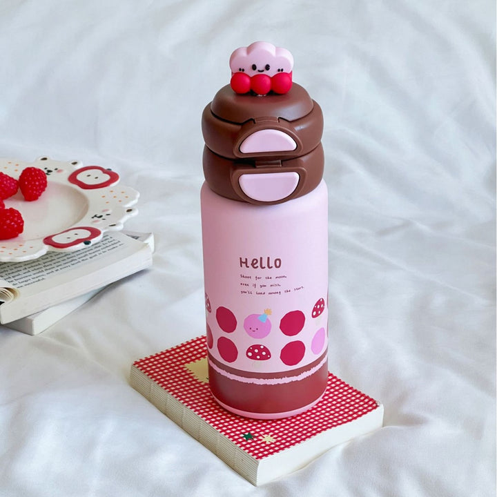 Women's water bottle with innovative lid Stornfield