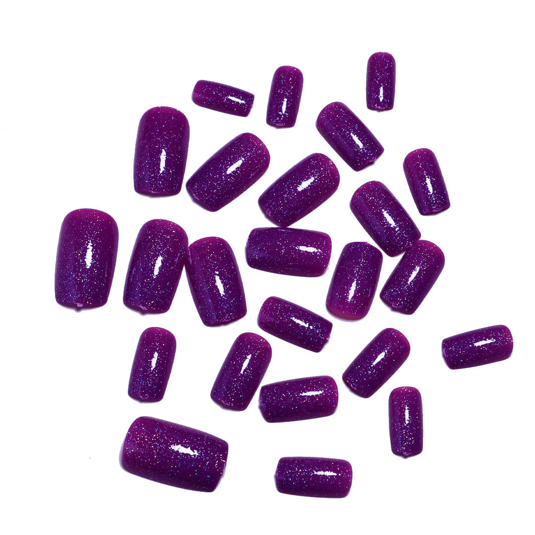 Glittering Gel Nail Tips Stornfield