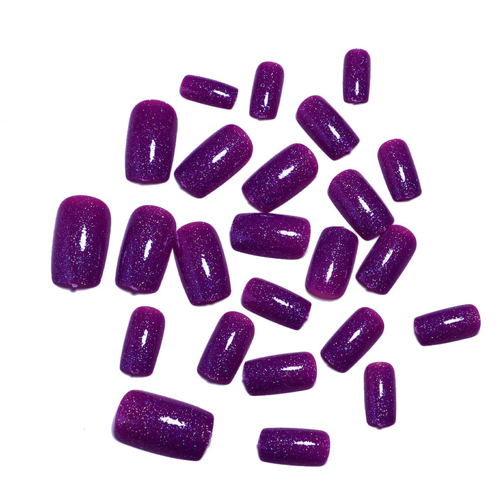 Glittering Gel Nail Tips Stornfield