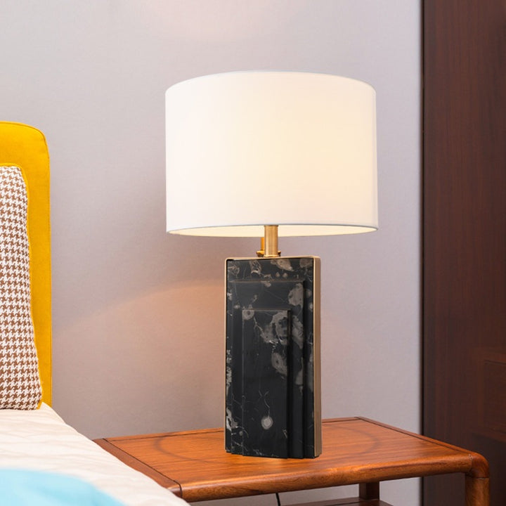 Contemporary Marble Base Table Lamp