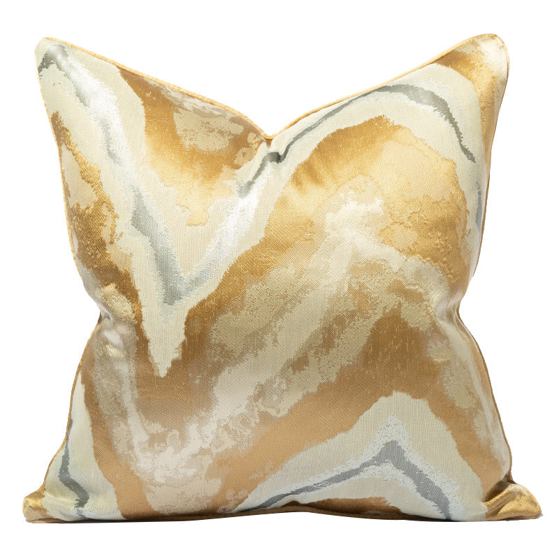 Luxurious Geometric Throw Pillow