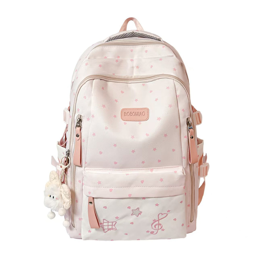 Star-Patterned School Backpack Stornfield