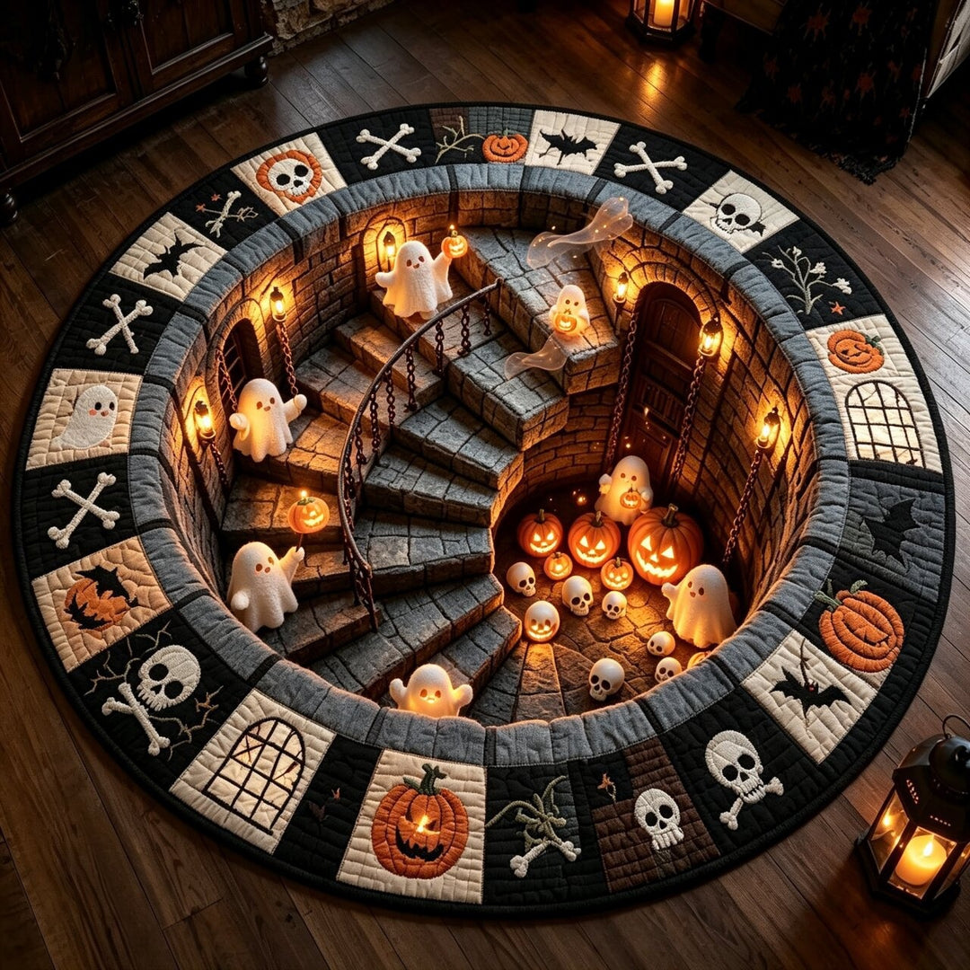 Halloween-Themed Decorative Area Rug