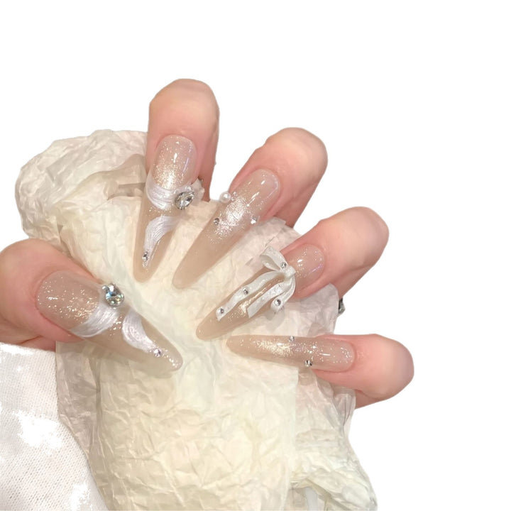 Decorative Stiletto Press-On Nail Art Kit Stornfield