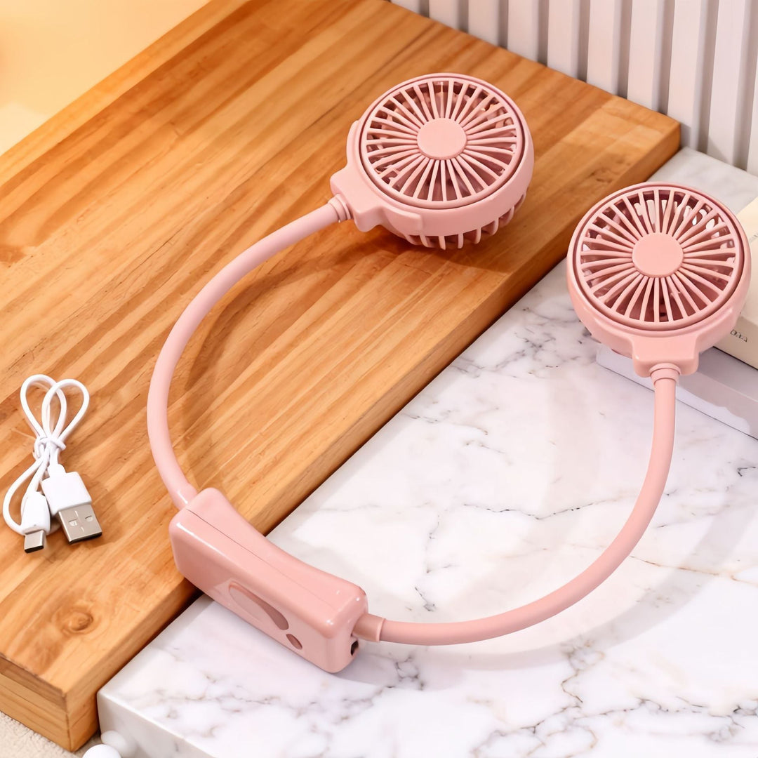 Women Portable Neck Fan with Flexible Design Stornfield