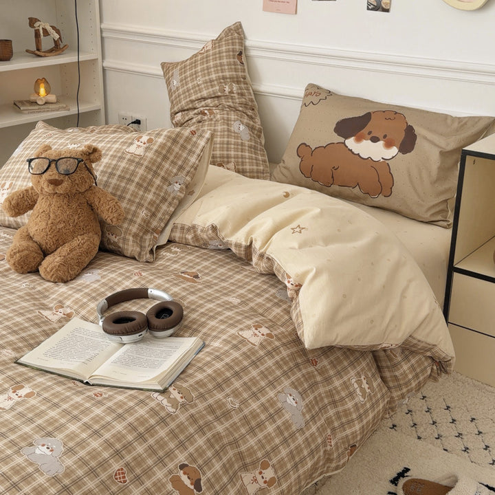Cute Panda-Themed Bedspread Set