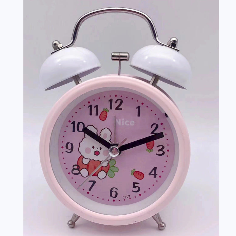 Nostalgic children's alarm clock with cheerful animal motif Stornfield