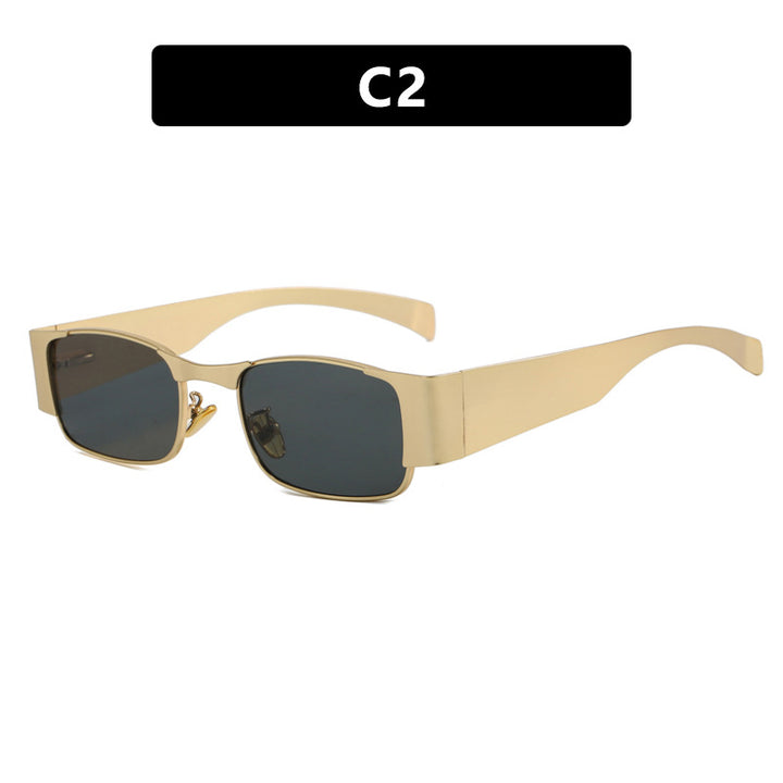 Women's fashionable rectangular sunglasses with elegant lenses Stornfield
