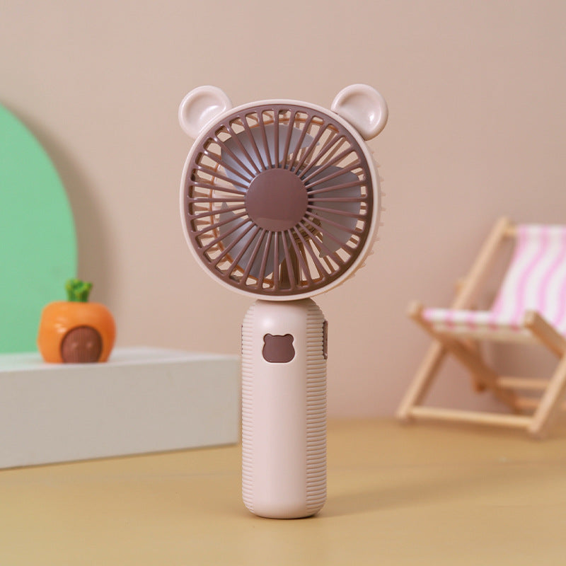 Unisex Portable Hand Fan with Cute Bear Design Stornfield
