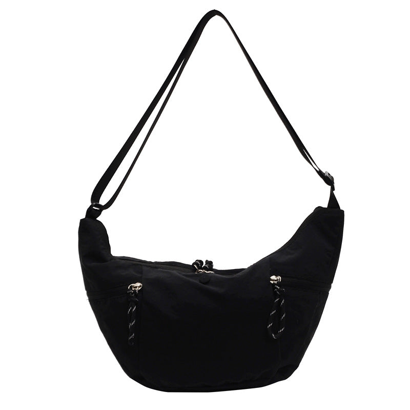 Practical shoulder bag with external zip pockets Stornfield