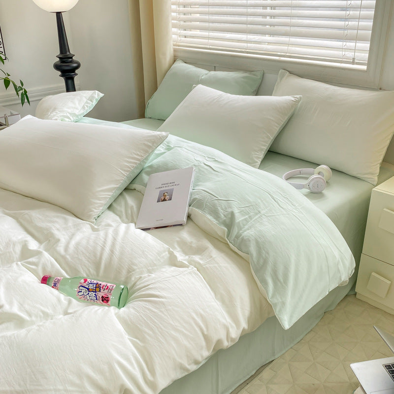 Luxurious Smooth Cotton Duvet Cover Set