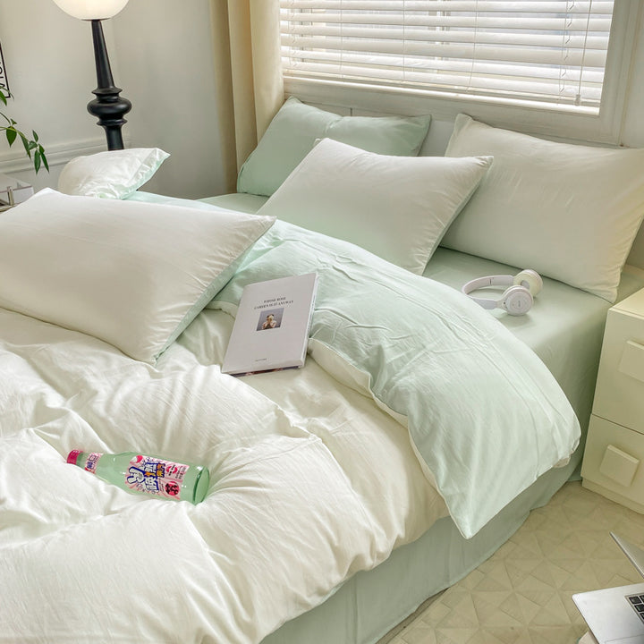 Luxurious Smooth Cotton Duvet Cover Set