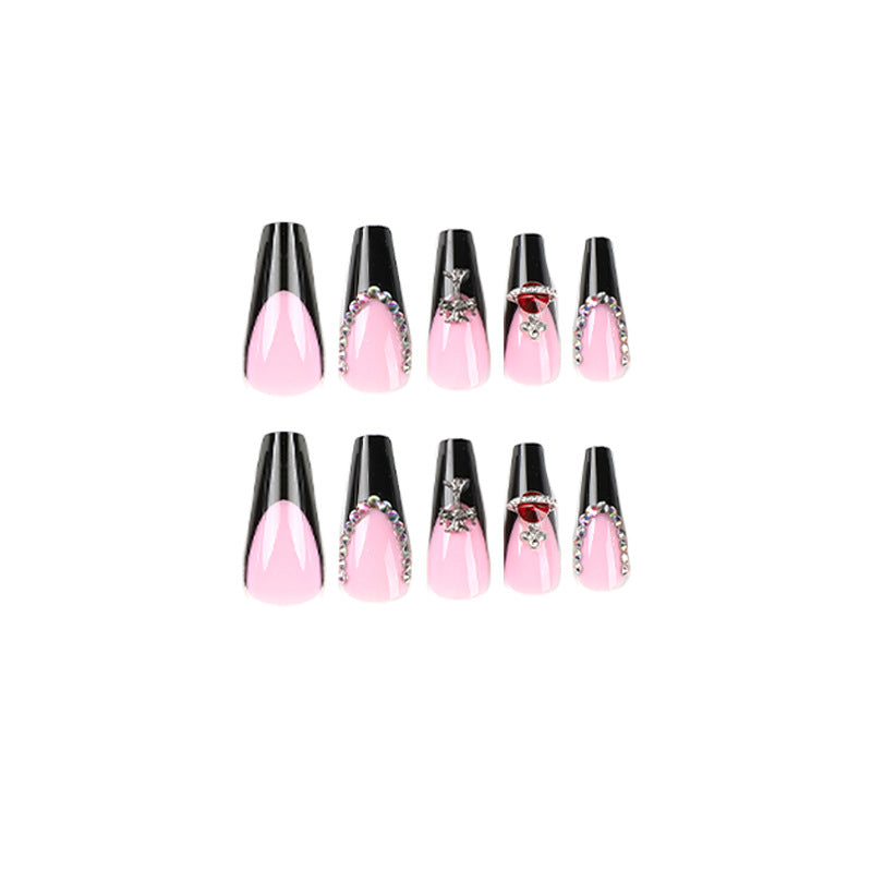 Artful Nail Extensions with Rhinestone and Planet Designs Stornfield