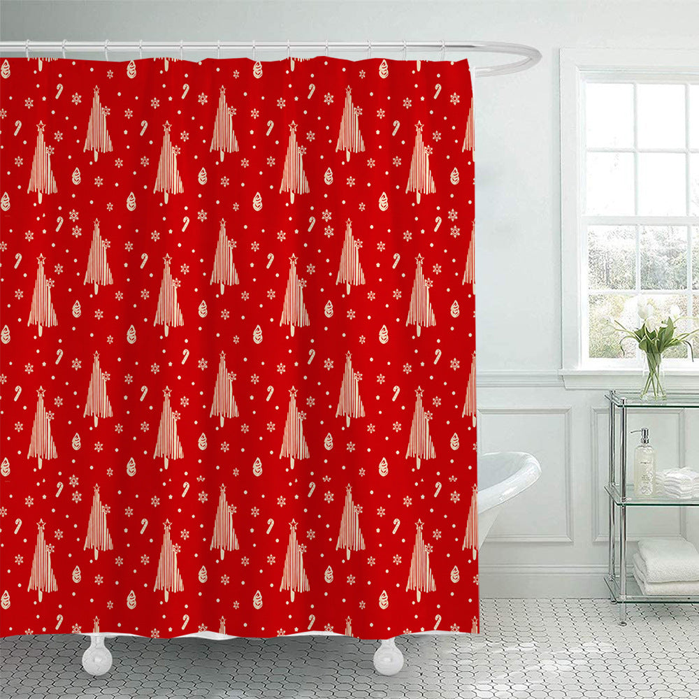 Floral Hydrangea Pattern Shower Curtain Stornfield