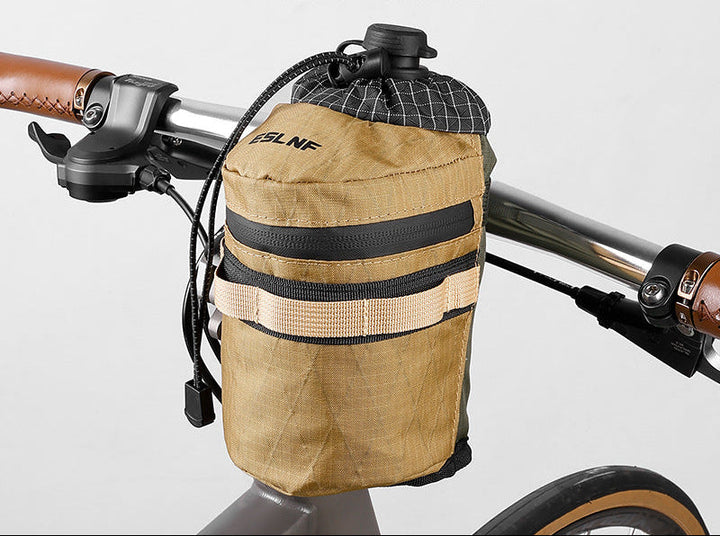 insulated tactical bottle pouch with drawstring lid and MOLLE straps Stornfield