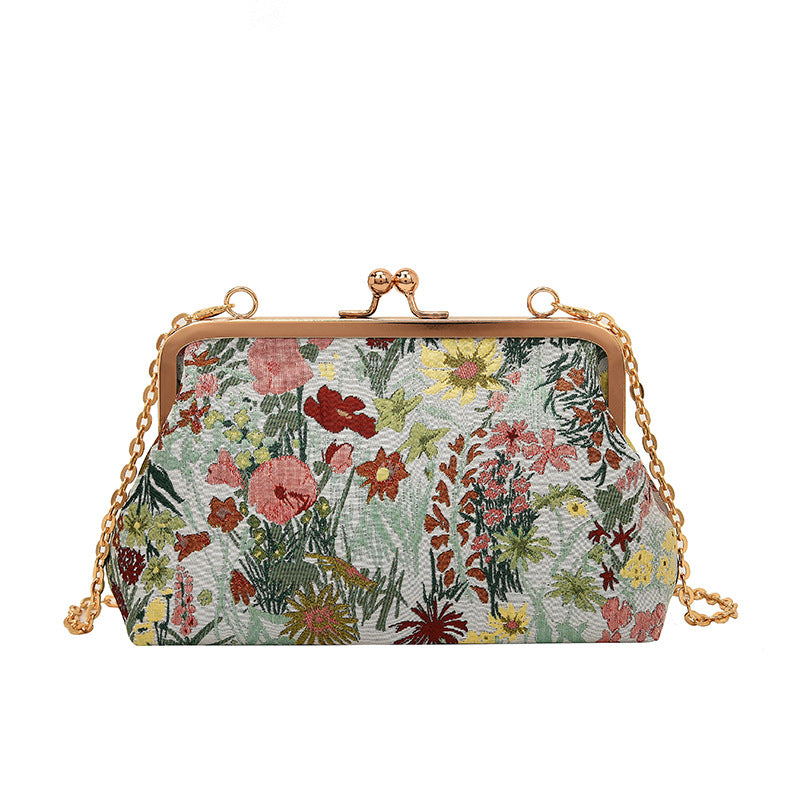 Decorative Floral Clutch