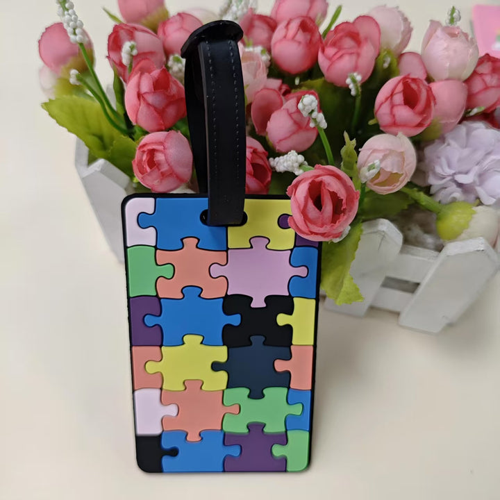 Unisex Geometric Patterned Luggage Identifier Stornfield
