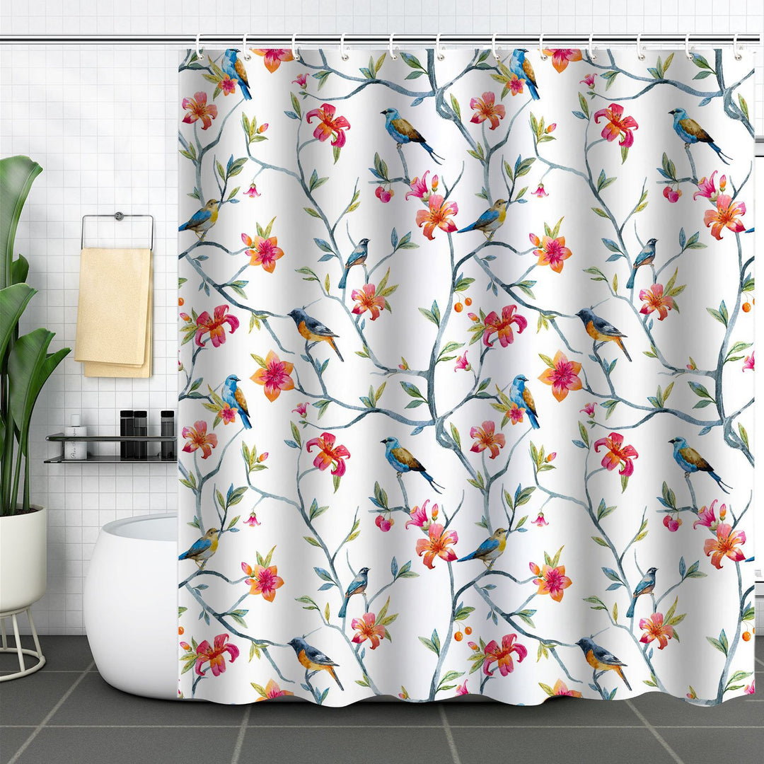 Nature-Inspired Shower Curtain Stornfield