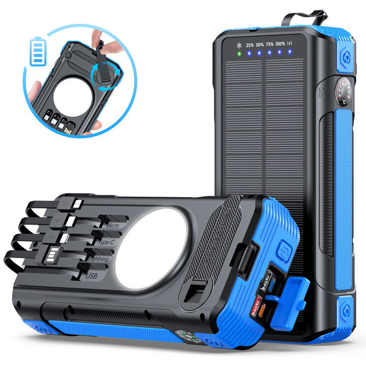 Multifunctional Solar Powerbank with LED Display Stornfield