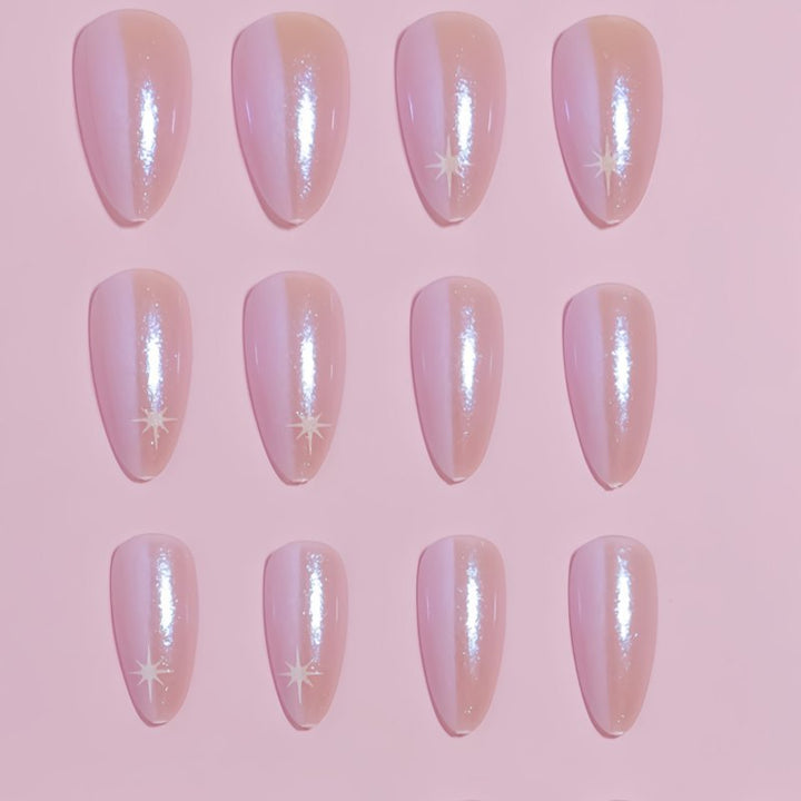 Glossy Nail Art Press-On Tips Stornfield