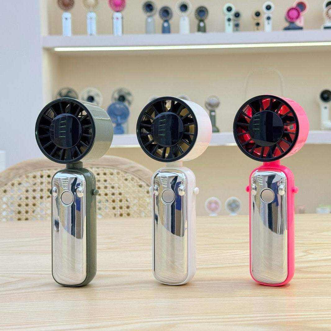 Unisex Portable Handheld Fan with Powerful Battery and Compact Design Stornfield