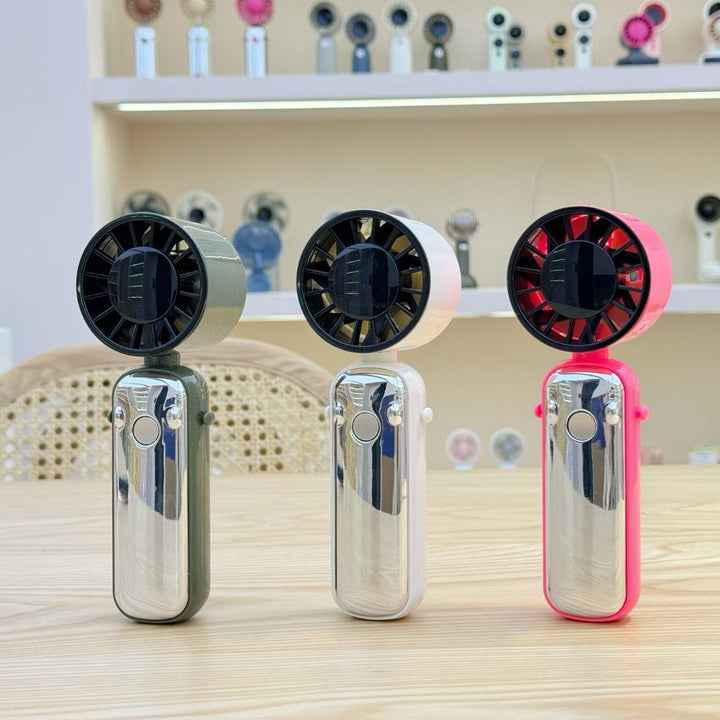 Unisex Portable Handheld Fan with Powerful Battery and Compact Design Stornfield