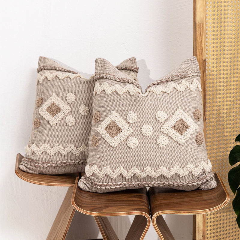 Geometric Pattern Decorative Pillow