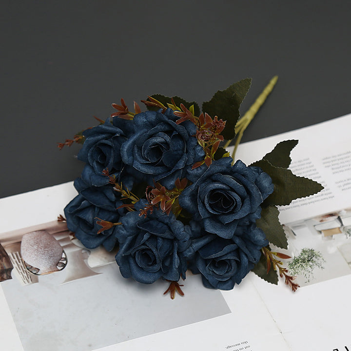 Decorative Faux Rose Bouquet for Indoor Display